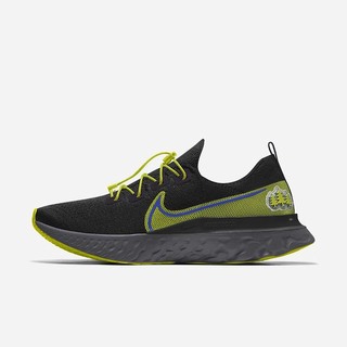 Adidasi Alergare Nike React Infinity Run Flyknit By You Barbati Negrii | YVXG-69347